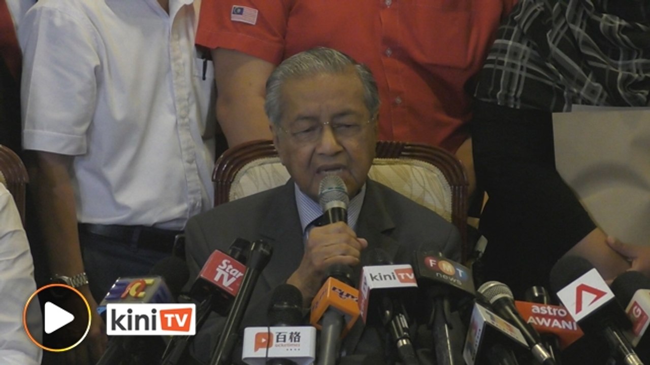 Dr M: Kalau dia kata duit GST tak hilang, kita mahu tengok duit itu