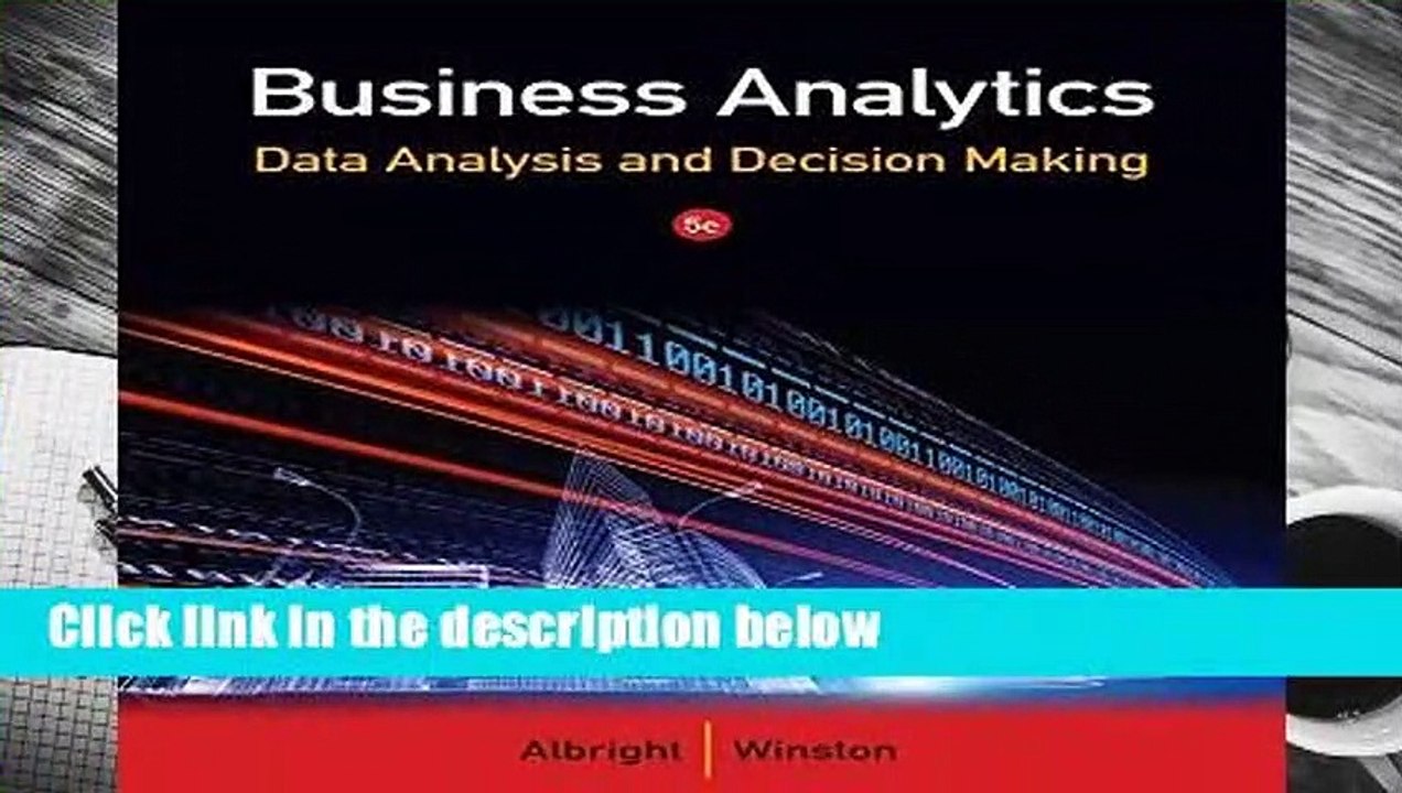 [BEST SELLING]  Business Analytics: Data Analysis   Decision Making