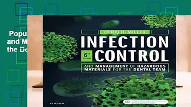 Popular to Favorit Infection Control and Management of Hazardous Materials for the Dental Team,