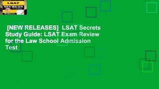 [NEW RELEASES]  LSAT Secrets Study Guide: LSAT Exam Review for the Law School Admission Test