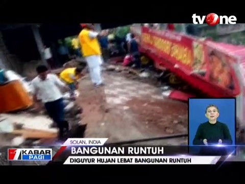 Bangunan Tiga Lantai di India Roboh, 12 Orang Tewas
