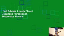 Full E-book  Lonely Planet Japanese Phrasebook  Dictionary  Review