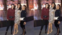 Karisma Kapoor enjoys night out with Kareena Kapoor Khan & Amrita Arora | FilmiBeat