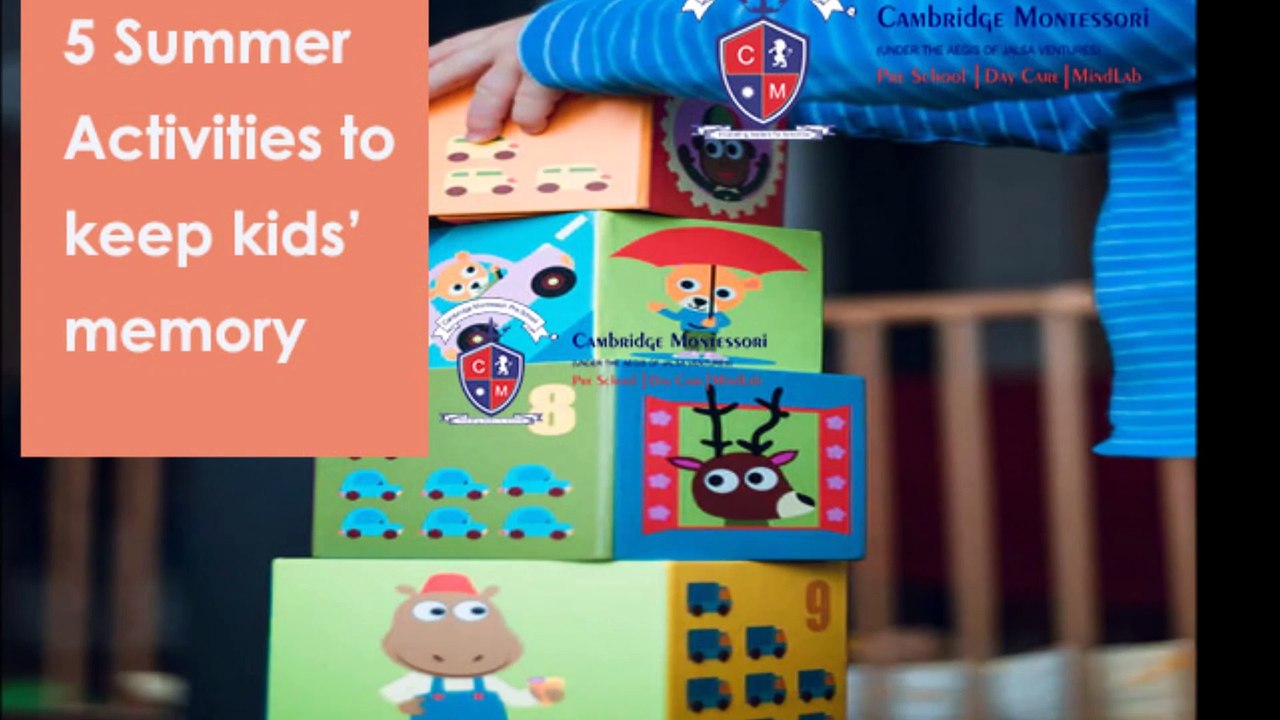 5 Summer Activities to Keep Kids’ Memory Sharp during Summer Vacation