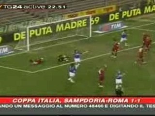 Samp 1-roma 1 coppa italia andata
