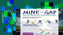 Full E-book  Mine the Gap for Mathematical Understanding, Grades 6-8 (Corwin Mathematics Series)