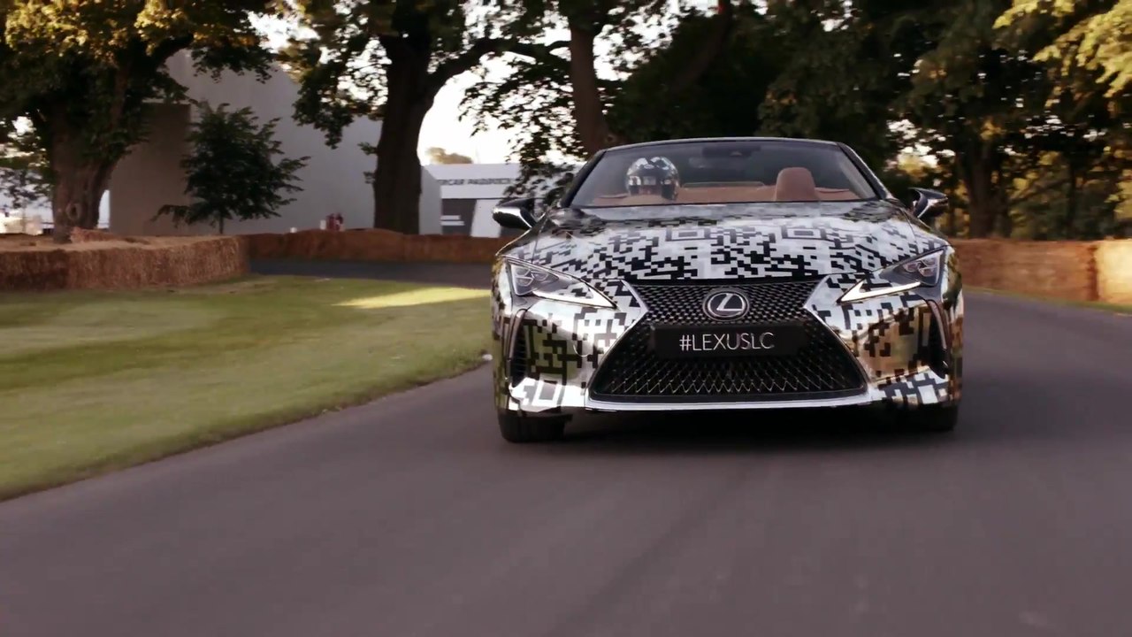 Lexus LC Cabriolet - Prototyp wird auf dem Goodwood Festival of Speed enthüllt
