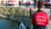 Sulama kanalına uçan otomobildeki 2 kişi öldü