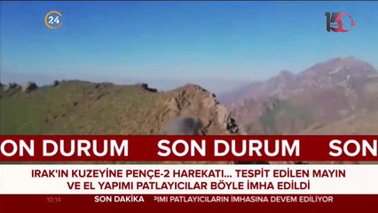 Irak'ın kuzeyine Pençe-2 harekatı