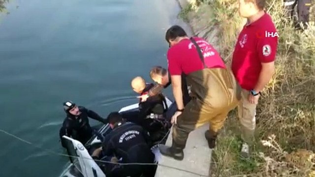 Kontrolden çıkan otomobil sulama kanalına uçtu: 2 ölü