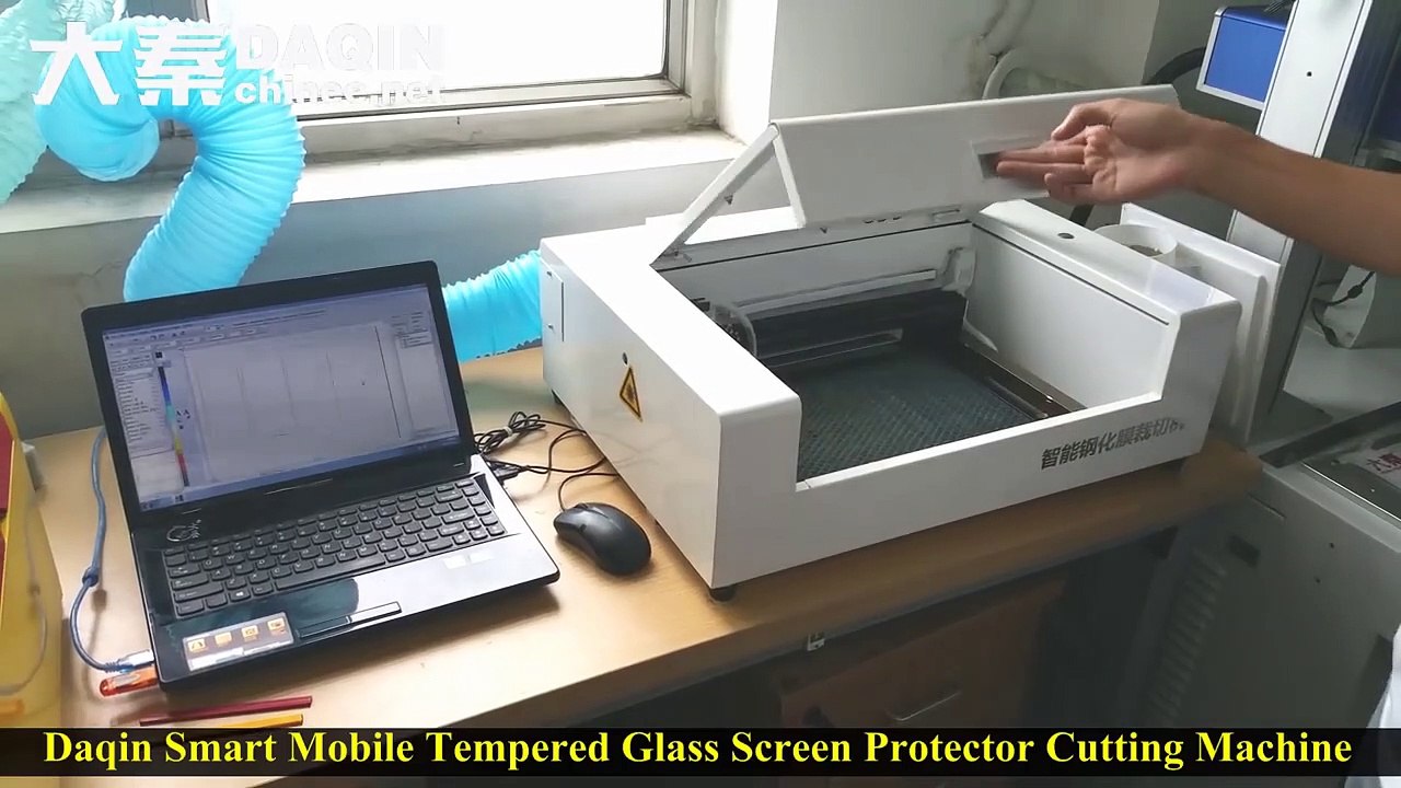DAQIN Smart mobile tempered glass screen protector cutting machine