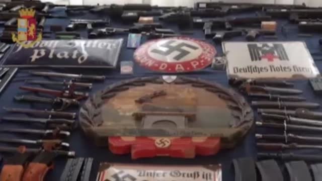 La policía italiana incauta un misil y numerosas armas automáticas a un grupo de extrema derecha