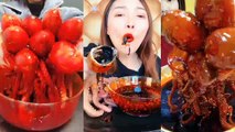 【OCTOPUS CHALLENGE】CHINA MUKBANG ASMR SPICY OCTOPUS EATING SHOW COMPILATION V1 #ASMR #MUKBANG