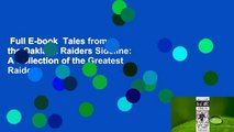 Full E-book  Tales from the Oakland Raiders Sideline: A Collection of the Greatest Raiders