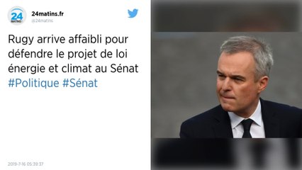 Rugy arrive affaibli pour défendre le projet de loi énergie et climat au Sénat