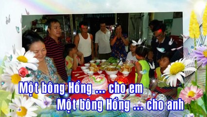 [Karaoke] BÔNG HỒNG CÀI ÁO - Phạm Thế Mỹ - Ý thơ Nhất Hạnh (Giọng Nam)