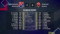 Resumen partido entre Independiente Medellin y Patriotas Boyacá Jornada 1 Clausura Colombia