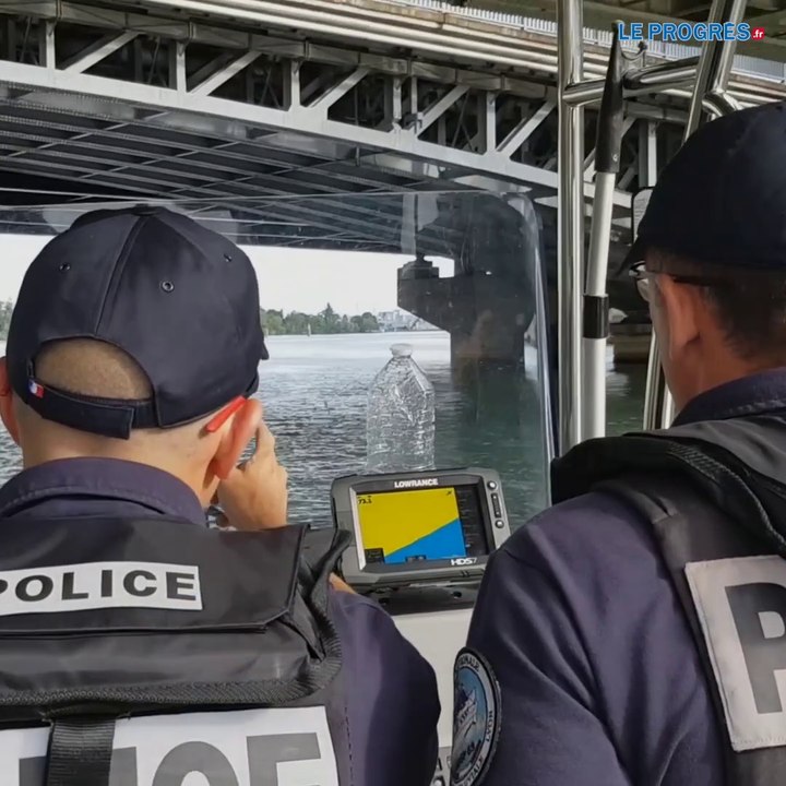 La Brigade nautique de Lyon  en action