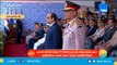 الرئيس السيسي يشهد عرض حملة الأعلام لـ ضباط صف المعلمين أثناء تخريج الدفعة 157