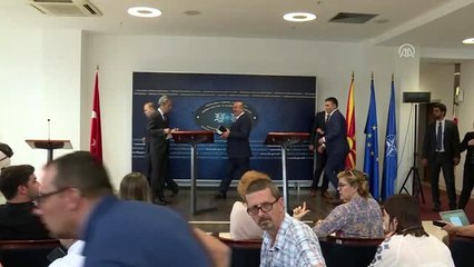 Çavuşoğlu: "(Kuzey Makedonya) Mükemmel siyasi ilişkilerimiz var"