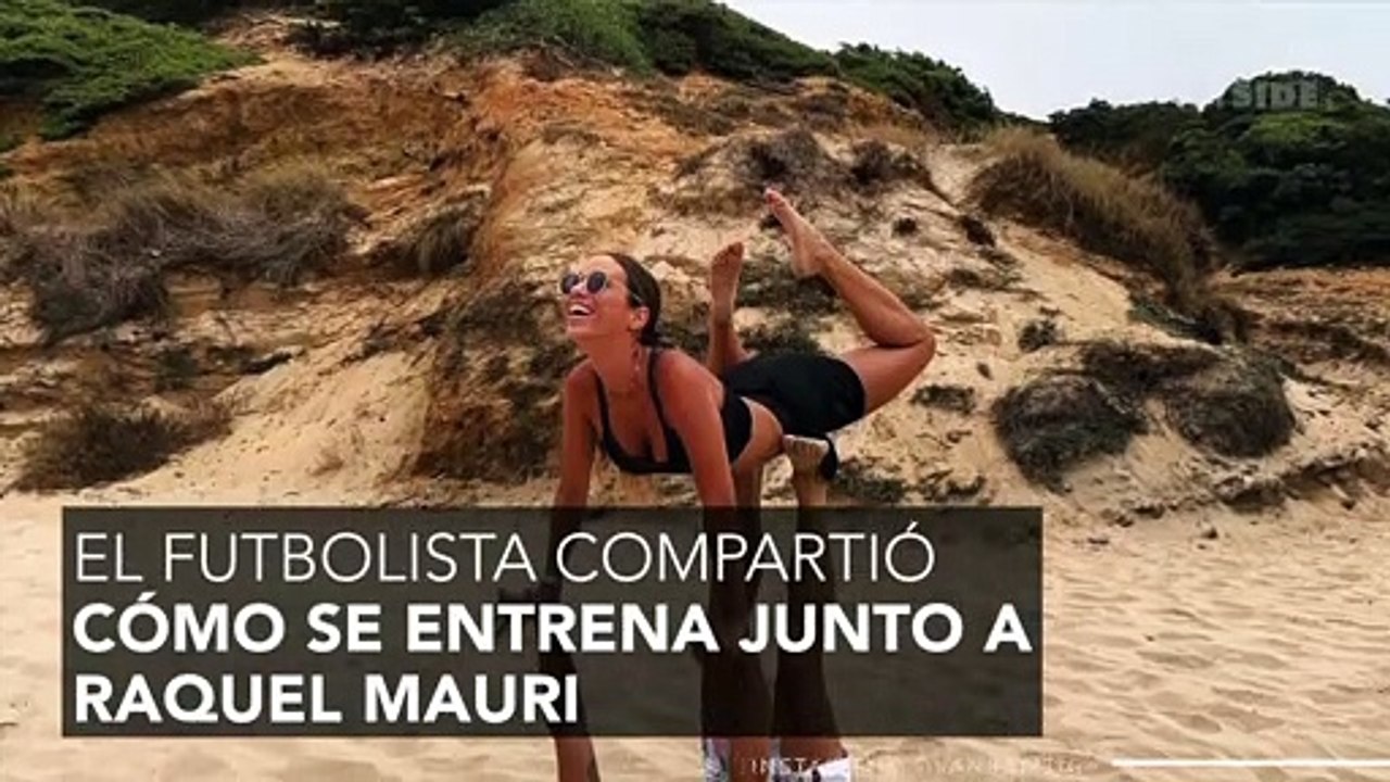 Las posturas más difíciles y atrevidas de Ivan Rakitic y su mujer en la playa 19333-ES