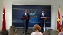Çavuşoğlu-Dimitrov ortak basın toplantısı
