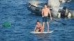 Miguel Bernardeau y Aitana Ocaña, amor en la tabla de paddle-surf