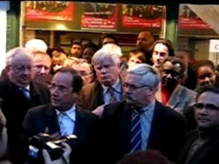 FRANCOIS HOLLANDE soutien JC Villemain - 23-01-2008