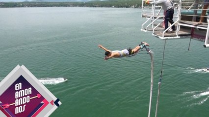 ¡Luis Fernando se aventó del BUNGEE! | Enamorándonos