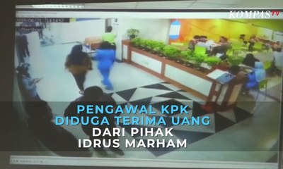 Video CCTV Pengawal KPK Diduga Terima Uang dari Pihak Idrus Marham