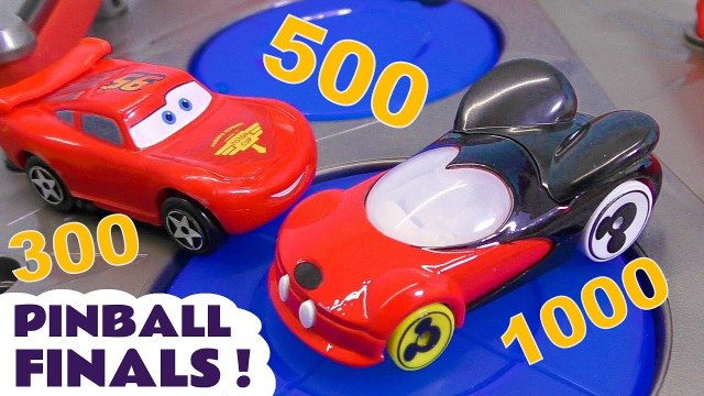 Hot Wheels Pinball Finals with Disney Pixar Cars 3 Lightning McQueen in this Learn Colors Learn English vs Transformers Bumblebee Family Friendly Toy Story Full Episode English