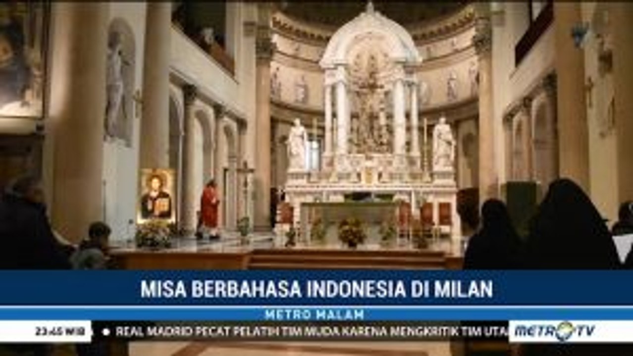 Misa Berbahasa Indonesia Diadakan di Milan