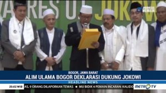 Alim Ulama di Bogor Deklarasi Dukung Jokowi-Ma'ruf