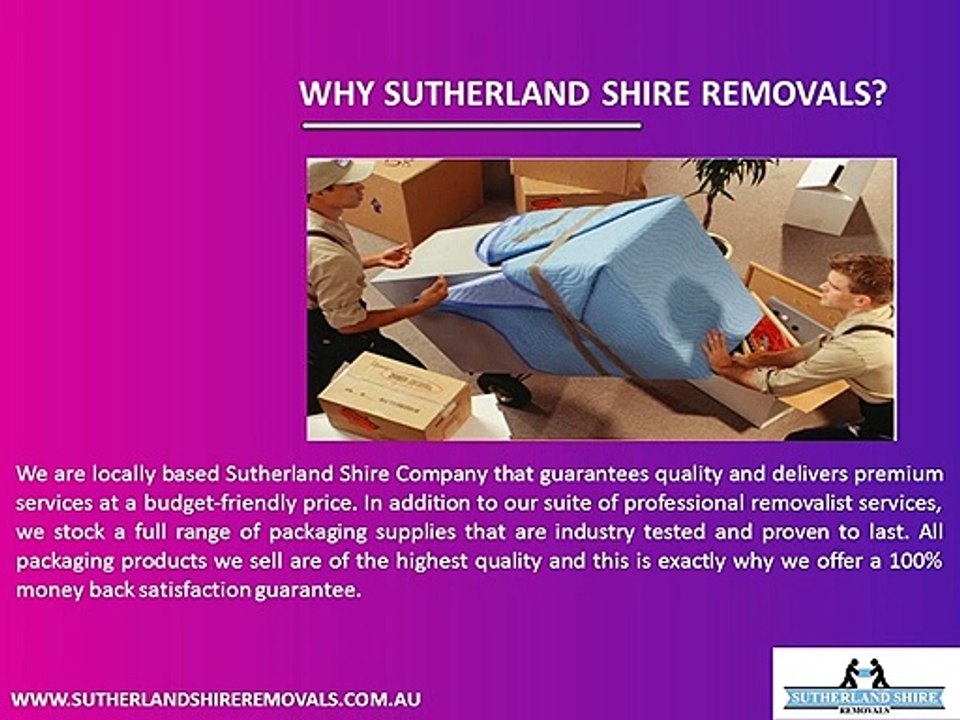Australia’s Leading Furniture Removalist at Your Service: Sutherland Shire Removals