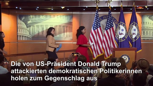Von Trump attackierte Abgeordnete werfen US-Präsidenten Rassismus vor