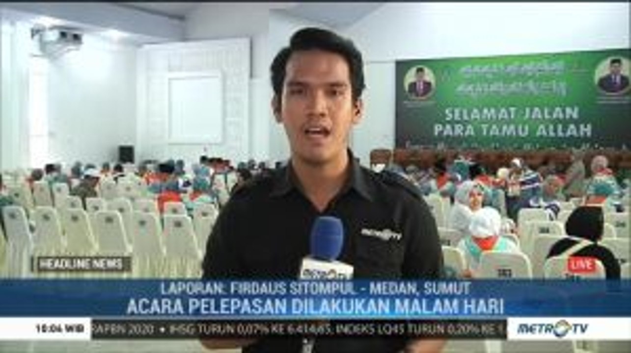 Jemaah Calon Haji Kloter 5 Embarkasi Medan Berangkat Malam Hari Ini