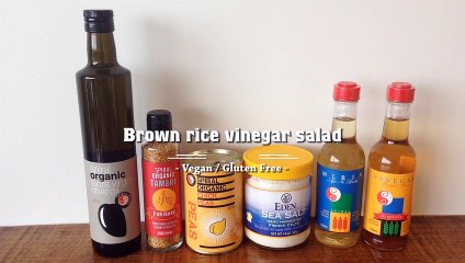 Organic Brown Rice Vinegar Salad - Spiral Foods