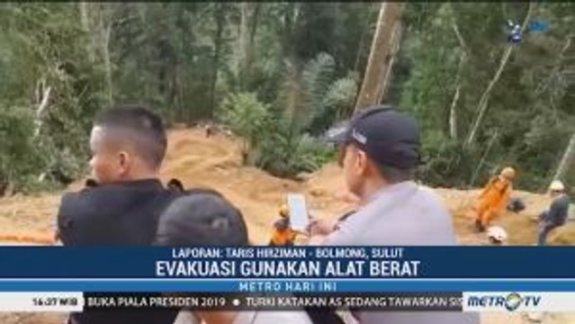 Petugas Terus Berupaya Buka Akses ke Lokasi Tambang Longsor