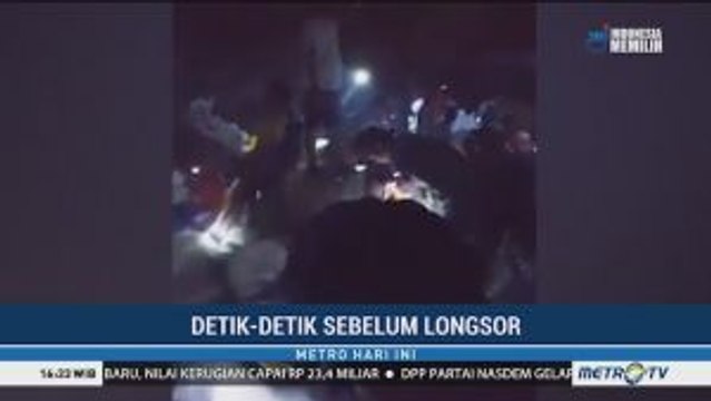 Detik-detik Sebelum Tambang Longsor di Bolmong