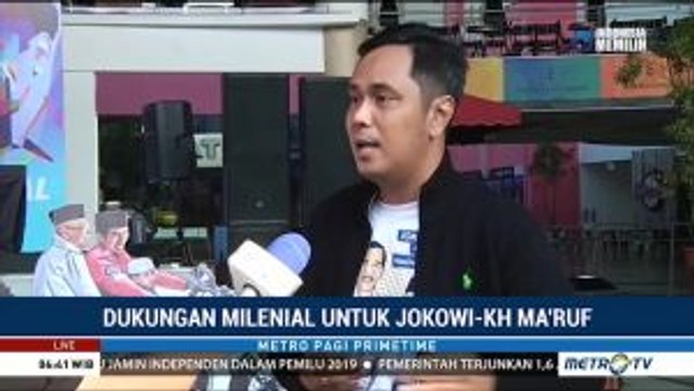 Dukungan Milenial untuk Jokowi-Ma'ruf