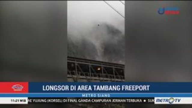 Longsor Terjadi di Area Tambang Freeport