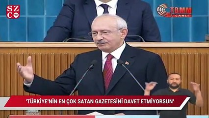 Kılıçdaroğlu’dan Erdoğan’a: Sözcü’yü neden davet etmedin