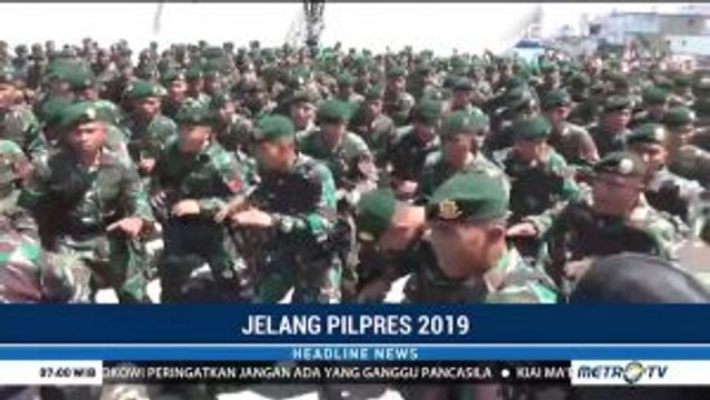 Kodam XIV Hasanuddin Kerahkan 12 Ribu Personel Amankan Pemilu 2019