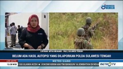 Jenazah Anggota MIT Poso Diautopsi di RS Bhayangkara Palu