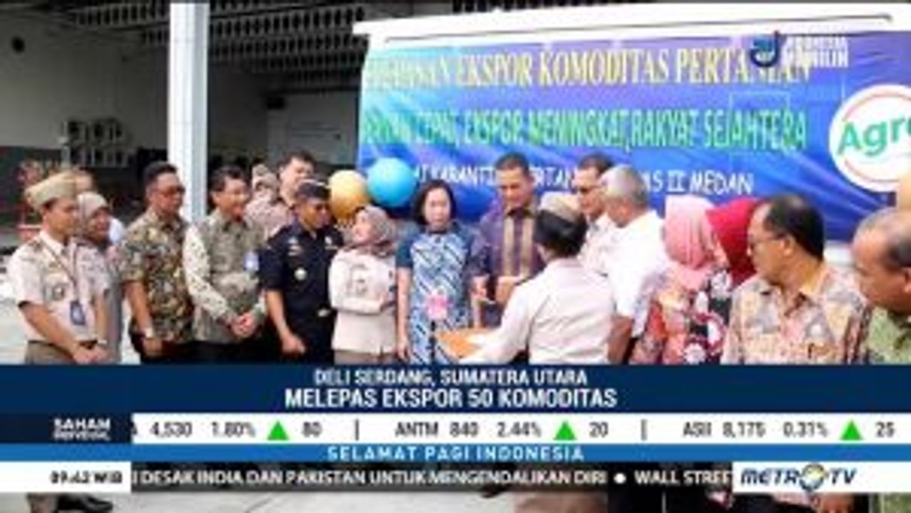 Pemprov Sumut Lepas Ekspor 50 Komoditas