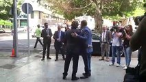 Ábalos, a su llegada a la toma de posesión del nuevo presidente de Canarias (PSOE)