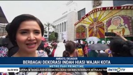 Kemeriahan Pesta Bunga dan Buah di Ekuador