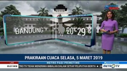 Prakiraan Cuaca: Selasa, 5 Maret 2019