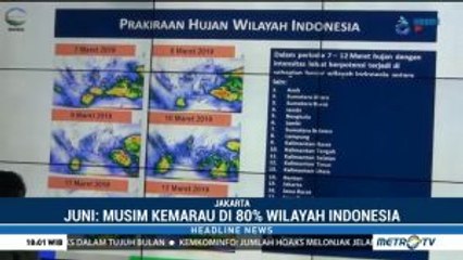 BMKG Prediksi Kemarau Dimulai Bulan April