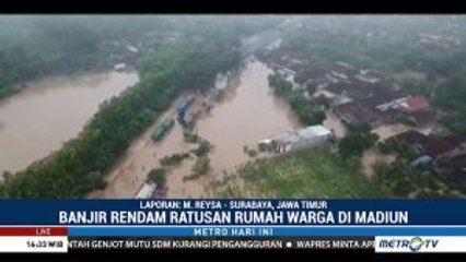 Empat Kecamatan di Madiun Terendam Banjir